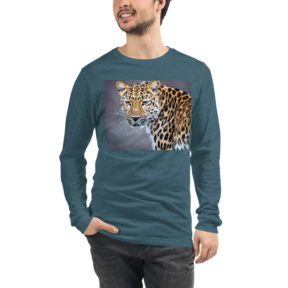 Premium Long Sleeve - Blue Eyed Leopard