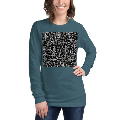 Premium Long Sleeve - Runic Magic Hand Symbols