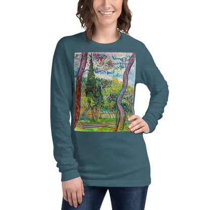 Premium Long Sleeve - van Gogh: Parc at Saint-Paul Hospital