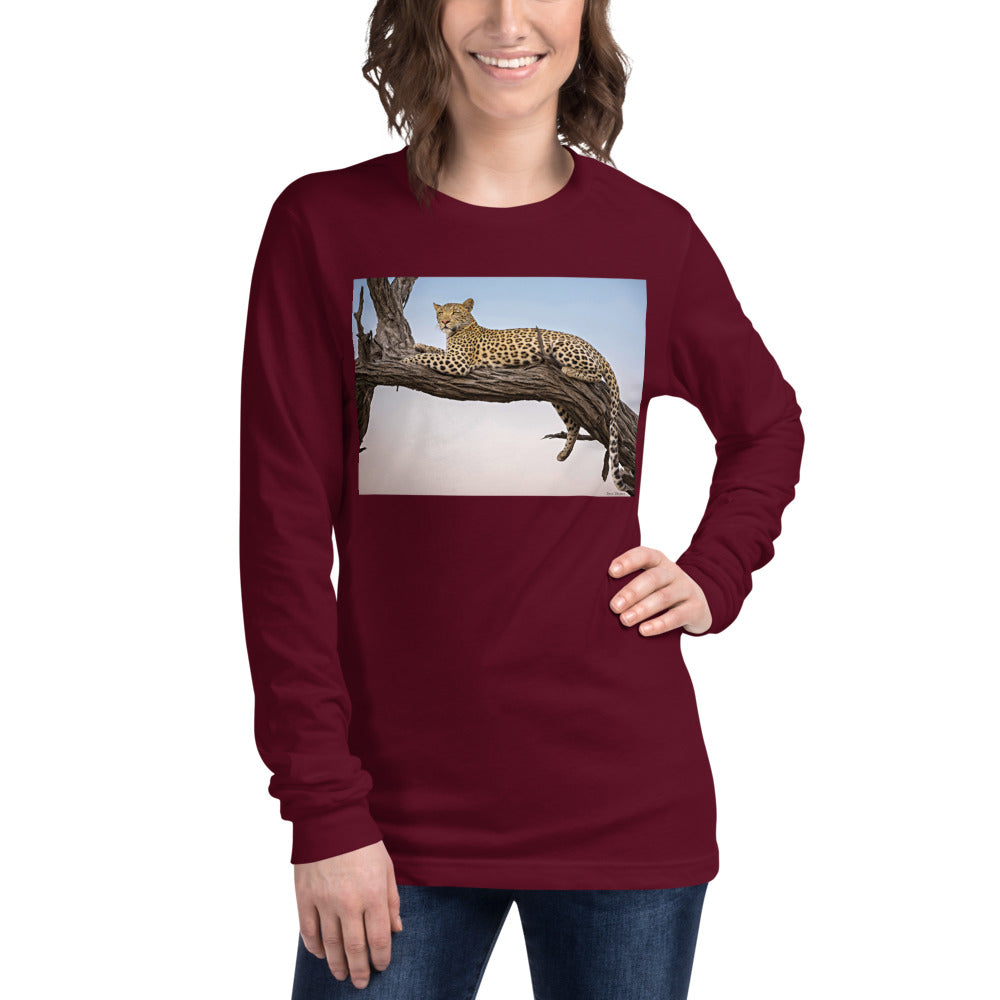 Premium Long Sleeve - Leopard Sunset