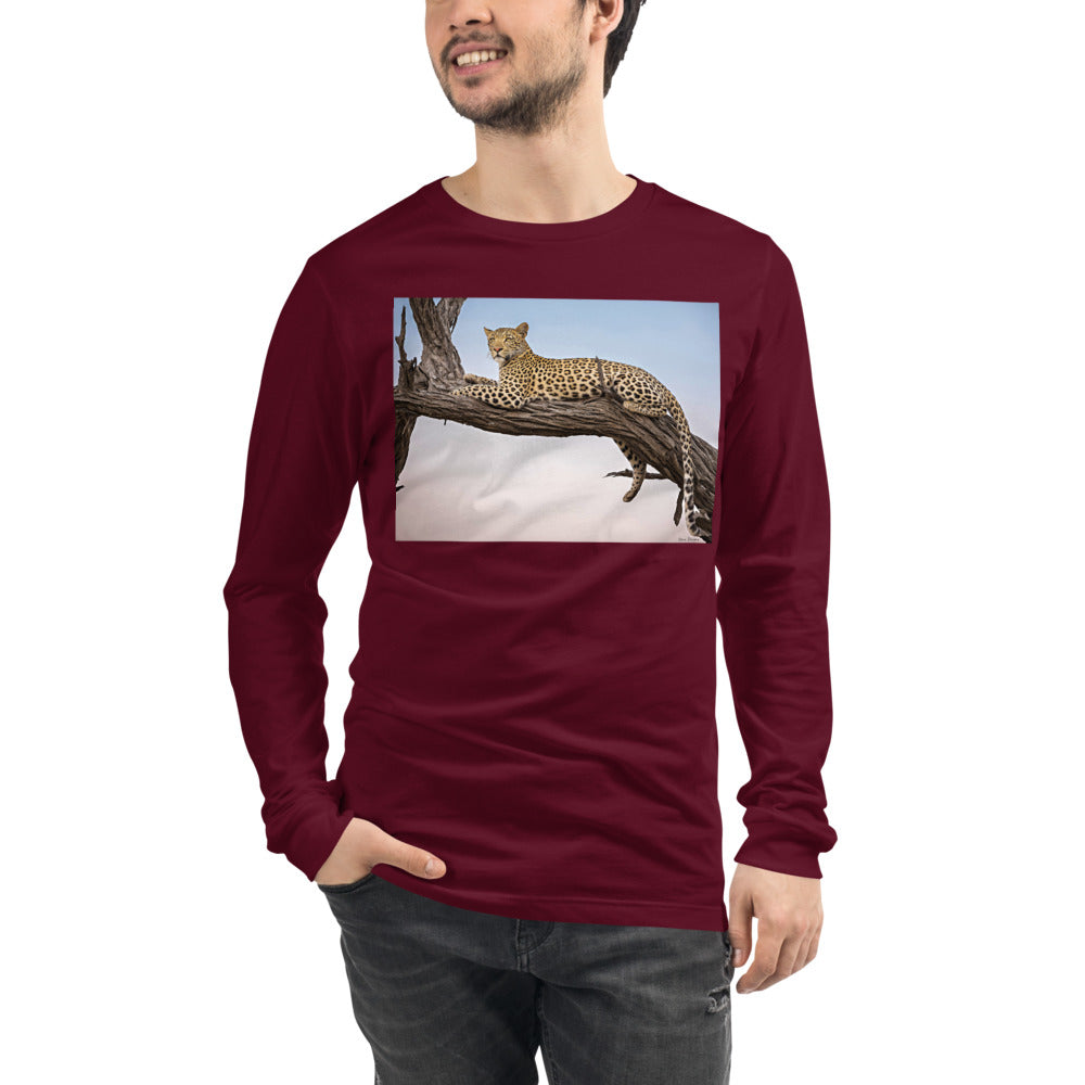 Premium Long Sleeve - Leopard Sunset