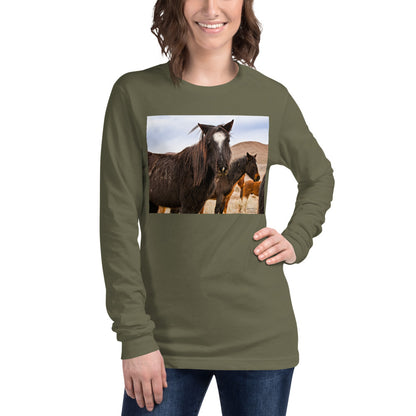 Premium Long Sleeve - Wild Mustangs