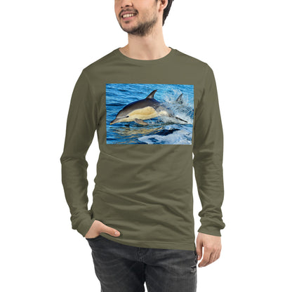 Premium Long Sleeve - Dolphin Splash