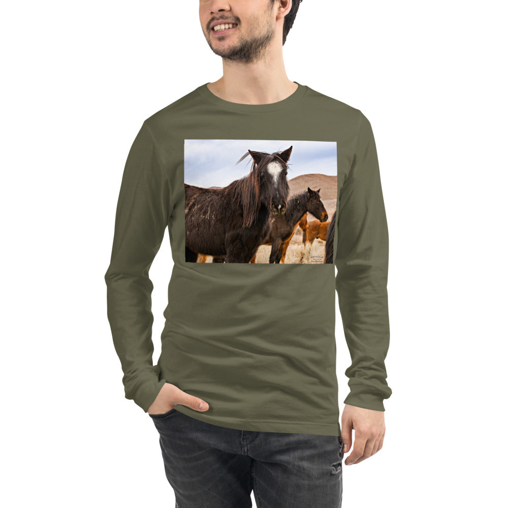 Premium Long Sleeve - Wild Mustangs