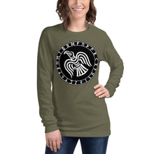 Load image into Gallery viewer, Premium Long Sleeve - Odin&#39;s Crow Flying North NW
