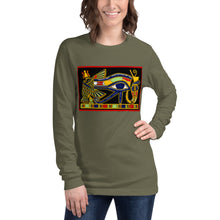 Load image into Gallery viewer, Premium Long Sleeve - Eye of Horus Papyrus
