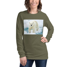 Load image into Gallery viewer, Premium Long Sleeve - Polar Bear on Ice
