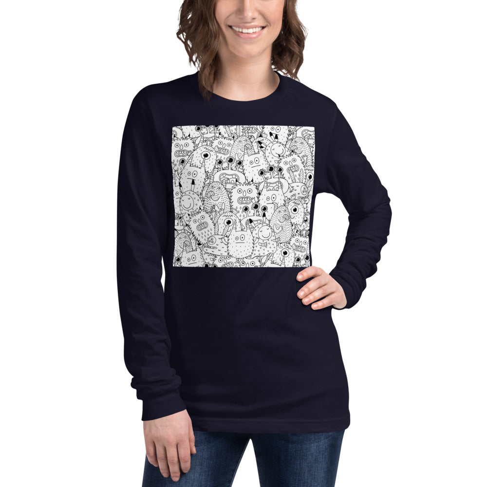 Premium Long Sleeve - Funny Monsters