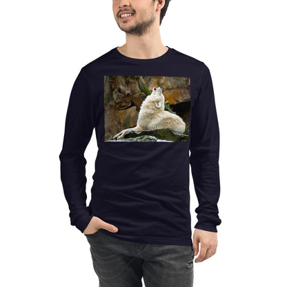 Premium Long Sleeve - Howling Wolf