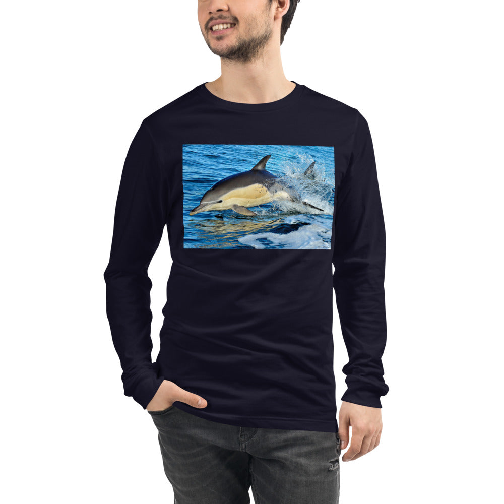 Premium Long Sleeve - Dolphin Splash