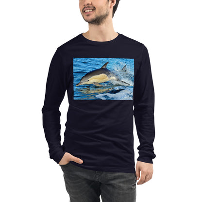 Premium Long Sleeve - Dolphin Splash