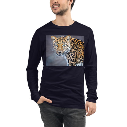 Premium Long Sleeve - Blue Eyed Leopard