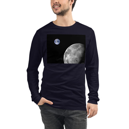 Premium Long Sleeve - NASA PHOTO: Earth & Moon