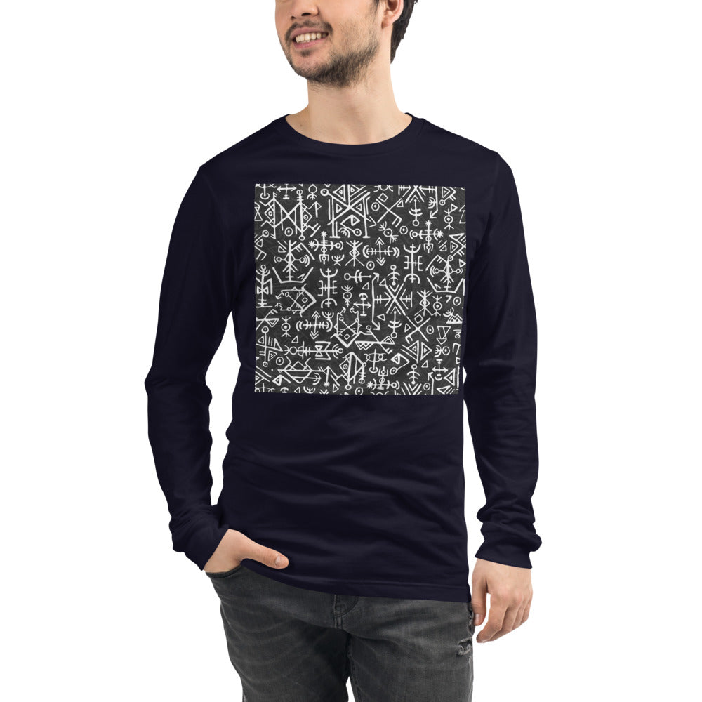 Premium Long Sleeve - Runic Magic Hand Symbols