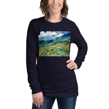 Load image into Gallery viewer, Premium Long Sleeve - van Gogh: Mountainous Fields
