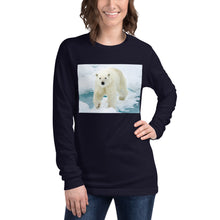 Load image into Gallery viewer, Premium Long Sleeve - Polar Bear on Ice
