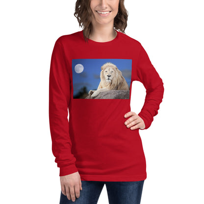 Premium Long Sleeve - Lion in Moonlight