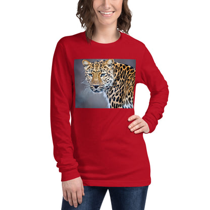 Premium Long Sleeve - Blue Eyed Leopard