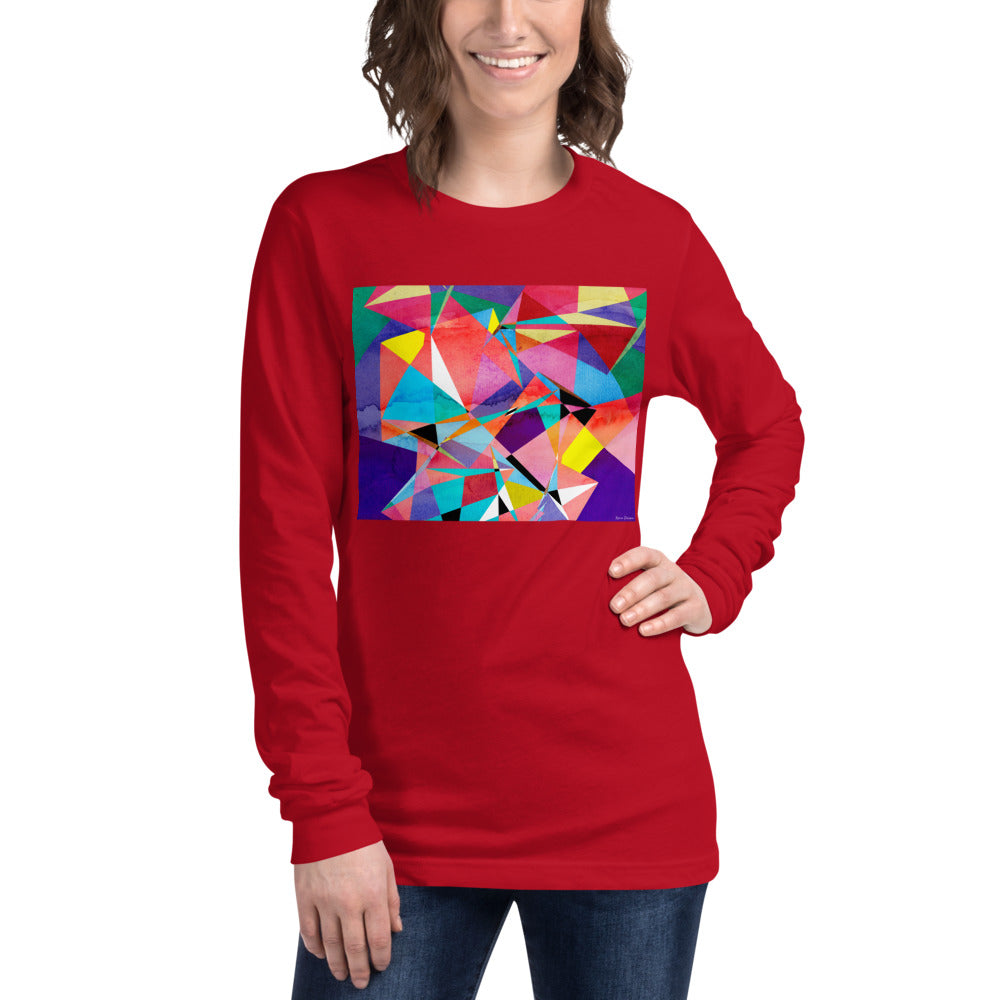 Premium Long Sleeve - Abstract Triangles