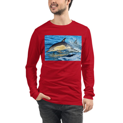 Premium Long Sleeve - Dolphin Splash