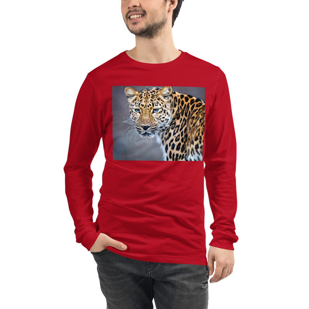 Premium Long Sleeve - Blue Eyed Leopard