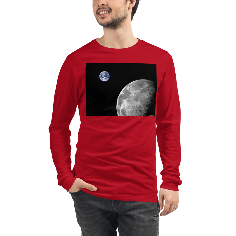 Premium Long Sleeve - NASA PHOTO: Earth & Moon