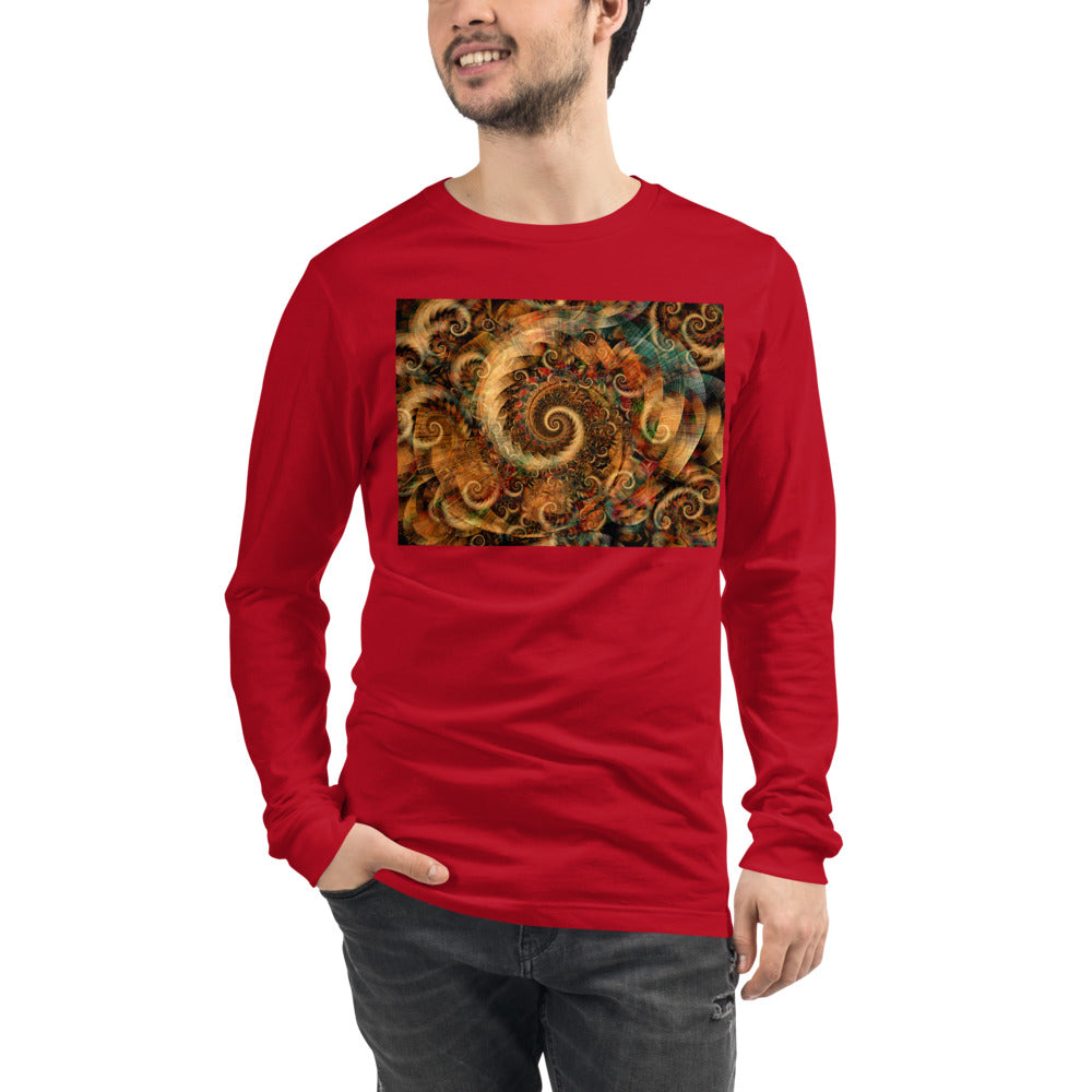 Premium Long Sleeve - Spiraling Spiral Fractals