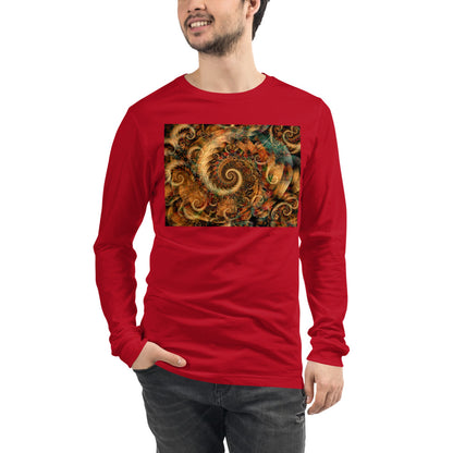 Premium Long Sleeve - Spiraling Spiral Fractals