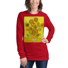 Load image into Gallery viewer, Premium Long Sleeve - van Gogh: 12 Sunflowers ia a Vase
