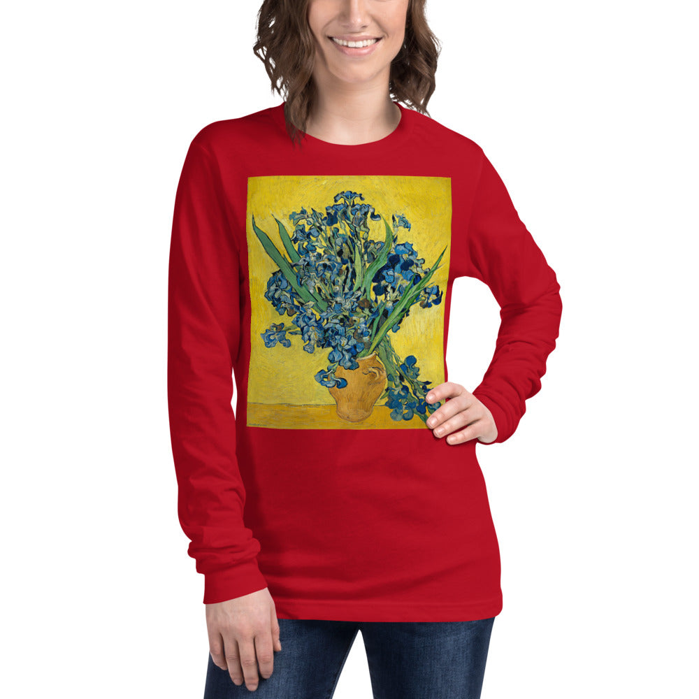 Premium Long Sleeve - van Gogh: Irises in a Vase