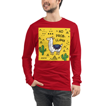 Premium Long Sleeve - NO PROB-LLAMA