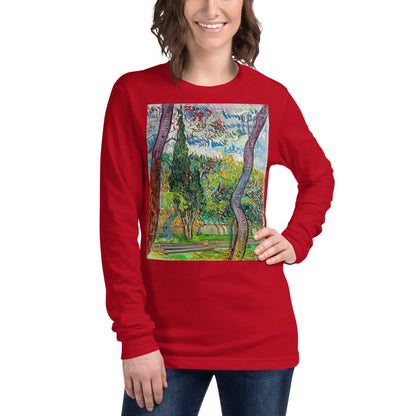 Premium Long Sleeve - van Gogh: Parc at Saint-Paul Hospital