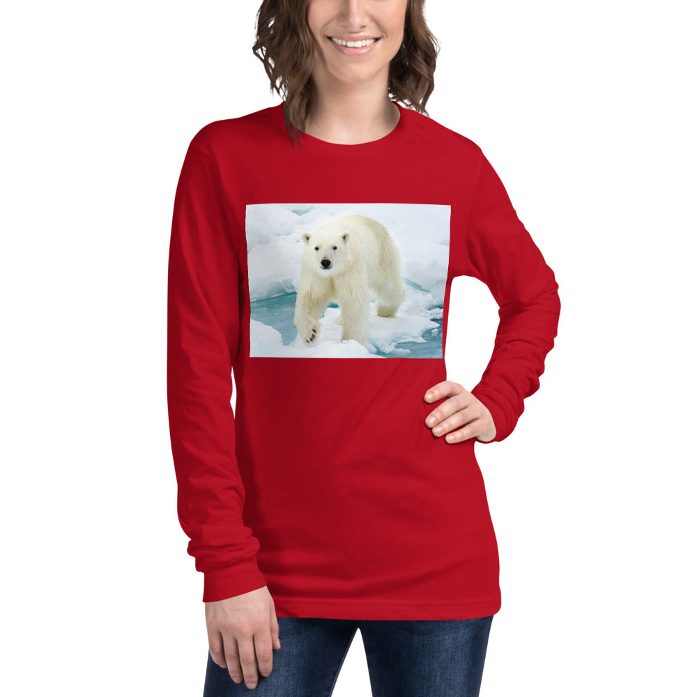 Premium Long Sleeve - Polar Bear on Ice