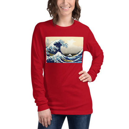 Premium Long Sleeve - Hokusai: The Great Wave Off Kanagawa