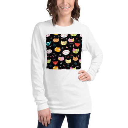 Premium Long Sleeve - Cat Faces