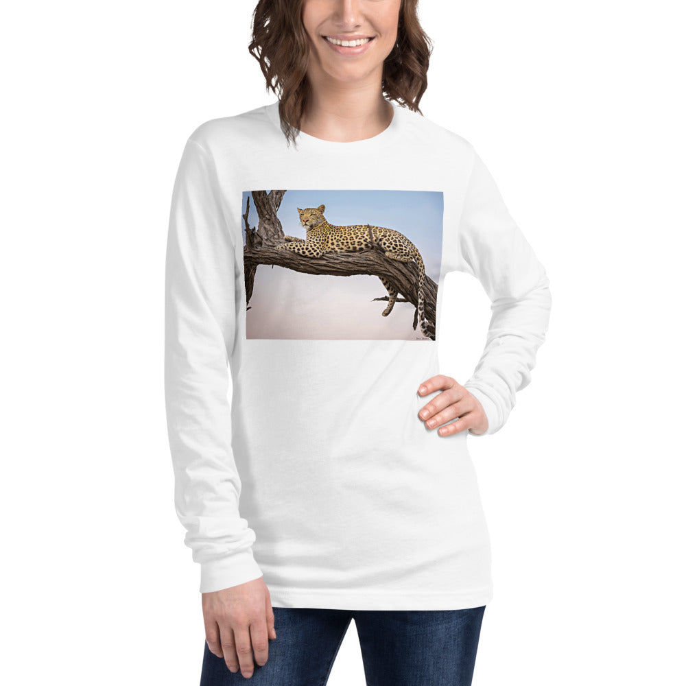 Premium Long Sleeve - Leopard Sunset