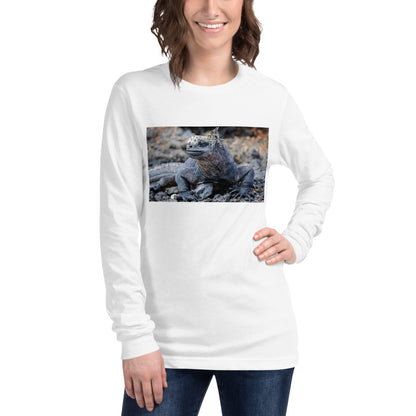 Premium Long Sleeve - Galapagos Blue Marine Iguana