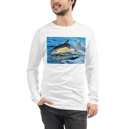 Premium Long Sleeve - Dolphin Splash