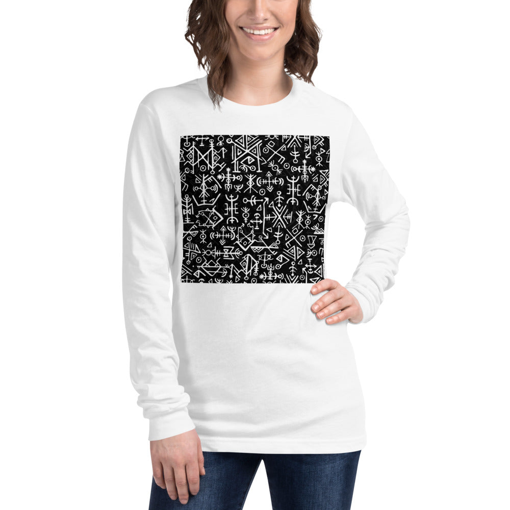 Premium Long Sleeve - Runic Magic Hand Symbols