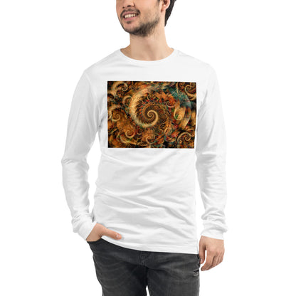 Premium Long Sleeve - Spiraling Spiral Fractals