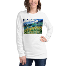 Load image into Gallery viewer, Premium Long Sleeve - van Gogh: Mountainous Fields
