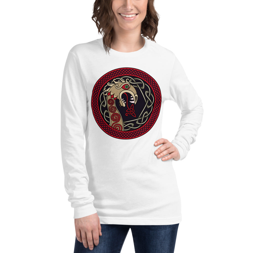 Premium Long Sleeve - Viking Warship Dragon