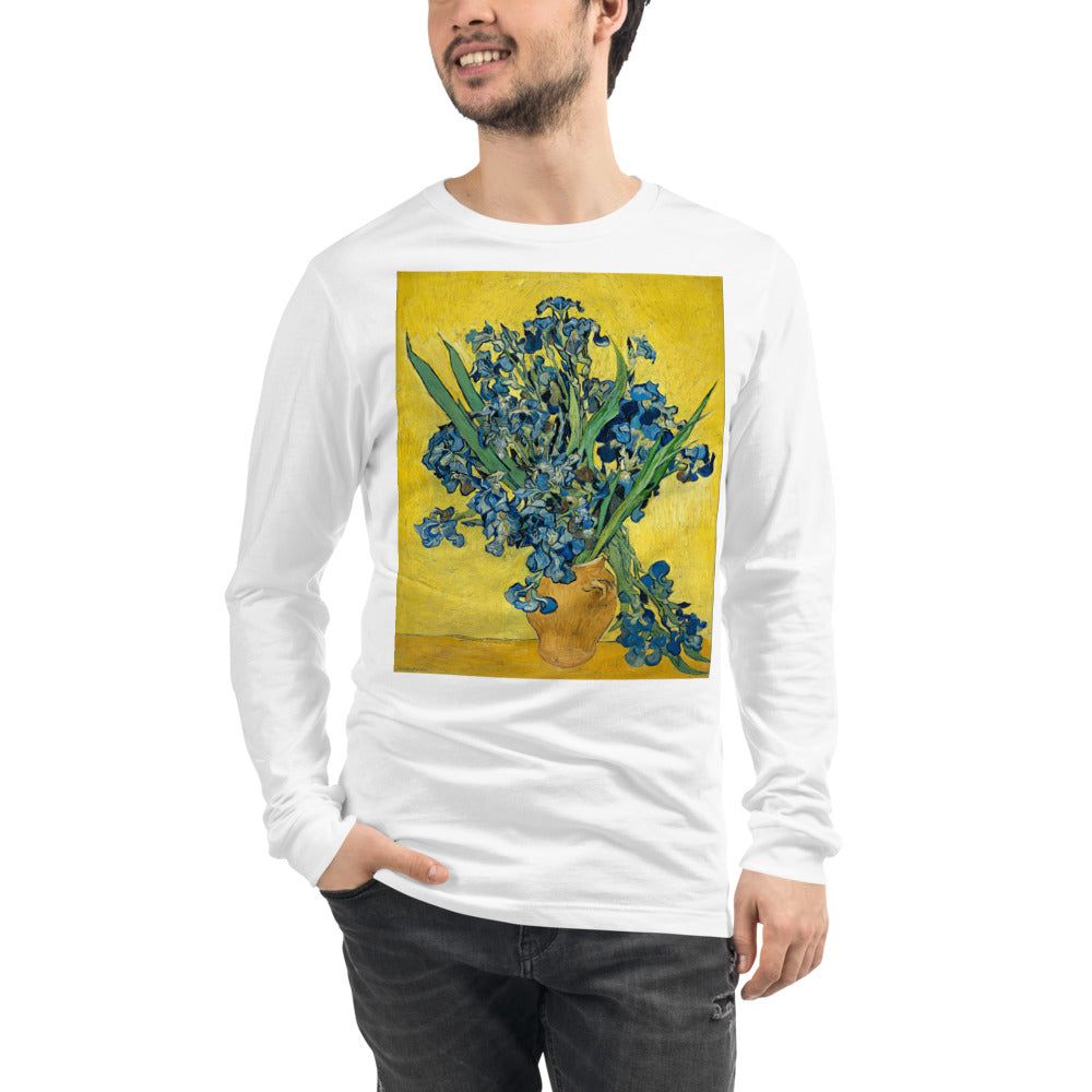Premium Long Sleeve - van Gogh: Irises in a Vase