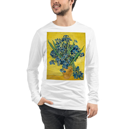 Premium Long Sleeve - van Gogh: Irises in a Vase