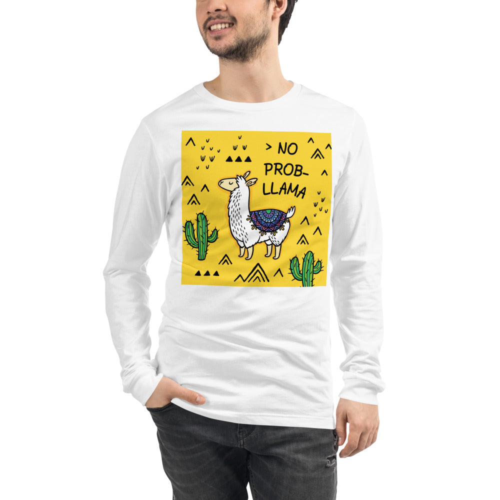 Premium Long Sleeve - NO PROB-LLAMA