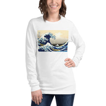 Load image into Gallery viewer, Premium Long Sleeve - Hokusai: The Great Wave Off Kanagawa
