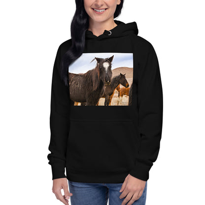 Premium Pullover Hoodie - Wild Mustangs - Ronz-Design-Unique-Apparel