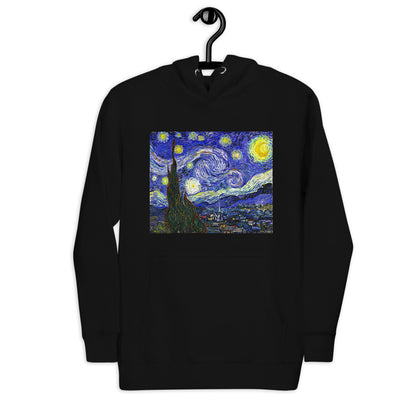 Premium Pullover Hoodie - van Gogh: Starry Night - Ronz-Design-Unique-Apparel