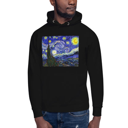 Premium Pullover Hoodie - van Gogh: Starry Night - Ronz-Design-Unique-Apparel