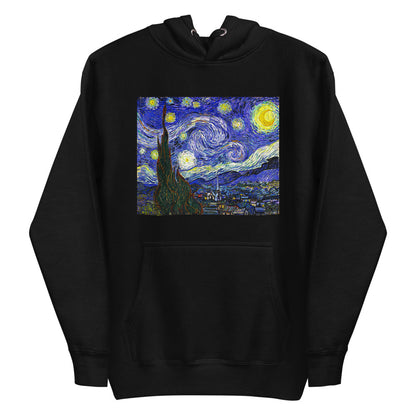Premium Pullover Hoodie - van Gogh: Starry Night - Ronz-Design-Unique-Apparel